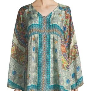 Johnny Was Vintage Silk Top